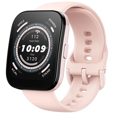Montre GPS Bip 5 d'Amazfit avec moniteur de fréquence cardiaque - Rose