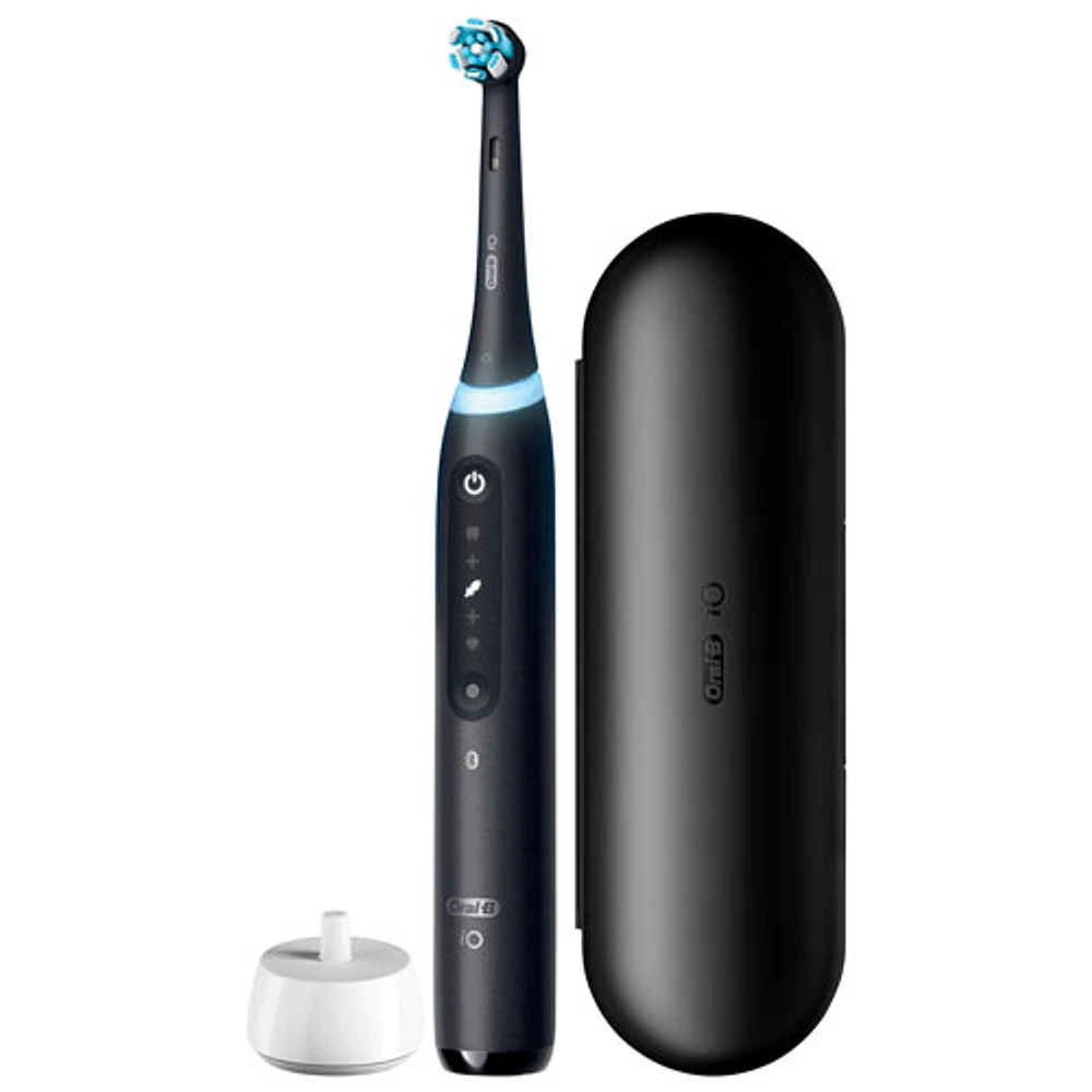 Brosse à dents électrique rechargeable iO de série 5 d'Oral-B - Noir