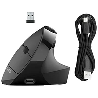 JLab JBuds Ergonomic Wireless Mouse - Black - Only at Best Buy