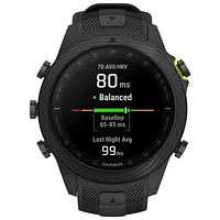 Garmin MARQ Athlete (Gen 2) Carbon Edition 48mm Bluetooth Running Smartwatch - Black