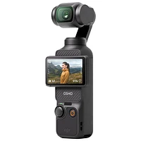 DJI Pocket 3 3-Axis Stabilized 4K Handheld Camera with Rotatable touchscreen and Accessories - Black