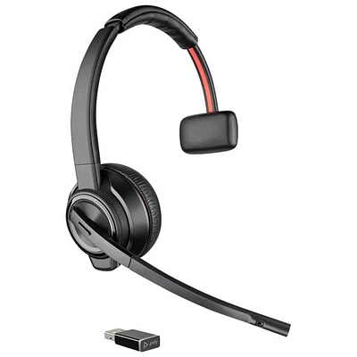 HP Poly Savi 8210-M On-Ear Noise Cancelling True Wireless Headset - Black