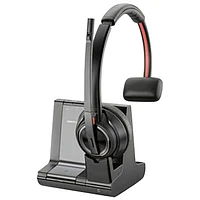 Casque d'écoute 100 % sans fil à suppression du bruit Poly Savi 8210-M de HP - Noir