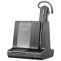 Casque d'écoute 100 % sans fil à suppression du bruit Poly Savi 8200 de HP - Noir