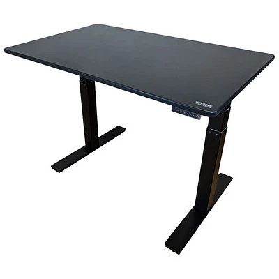 Bureau assis/debout électrique à hauteur ajustable de 60 po Rise Up d'Uncaged Ergonomics - Noir