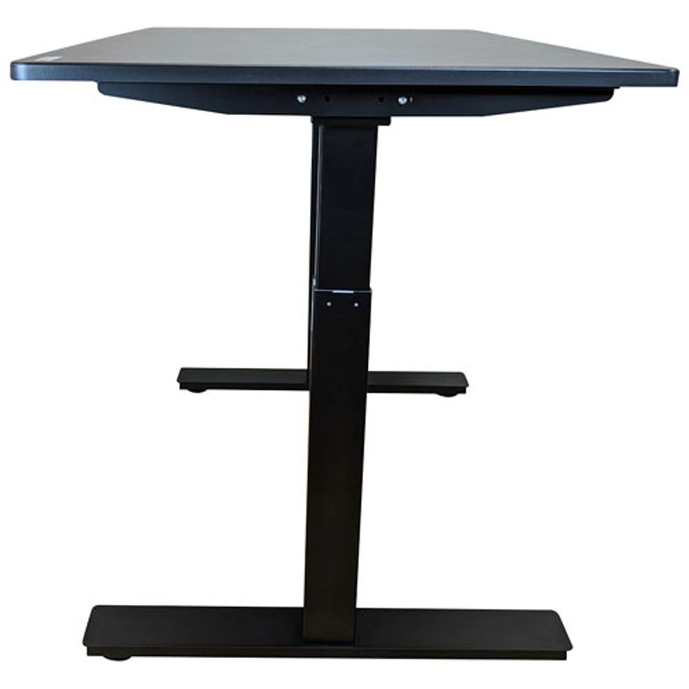 Bureau assis/debout électrique à hauteur ajustable de 60 po Rise Up d'Uncaged Ergonomics - Noir