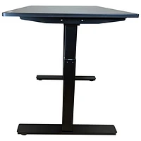 Bureau assis/debout électrique à hauteur ajustable de 60 po Rise Up d'Uncaged Ergonomics - Noir