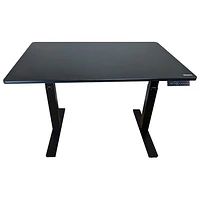 Bureau assis/debout électrique à hauteur ajustable de 60 po Rise Up d'Uncaged Ergonomics - Noir