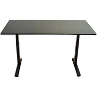 Bureau assis/debout électrique à hauteur ajustable de 60 po Rise Up d'Uncaged Ergonomics - Noir