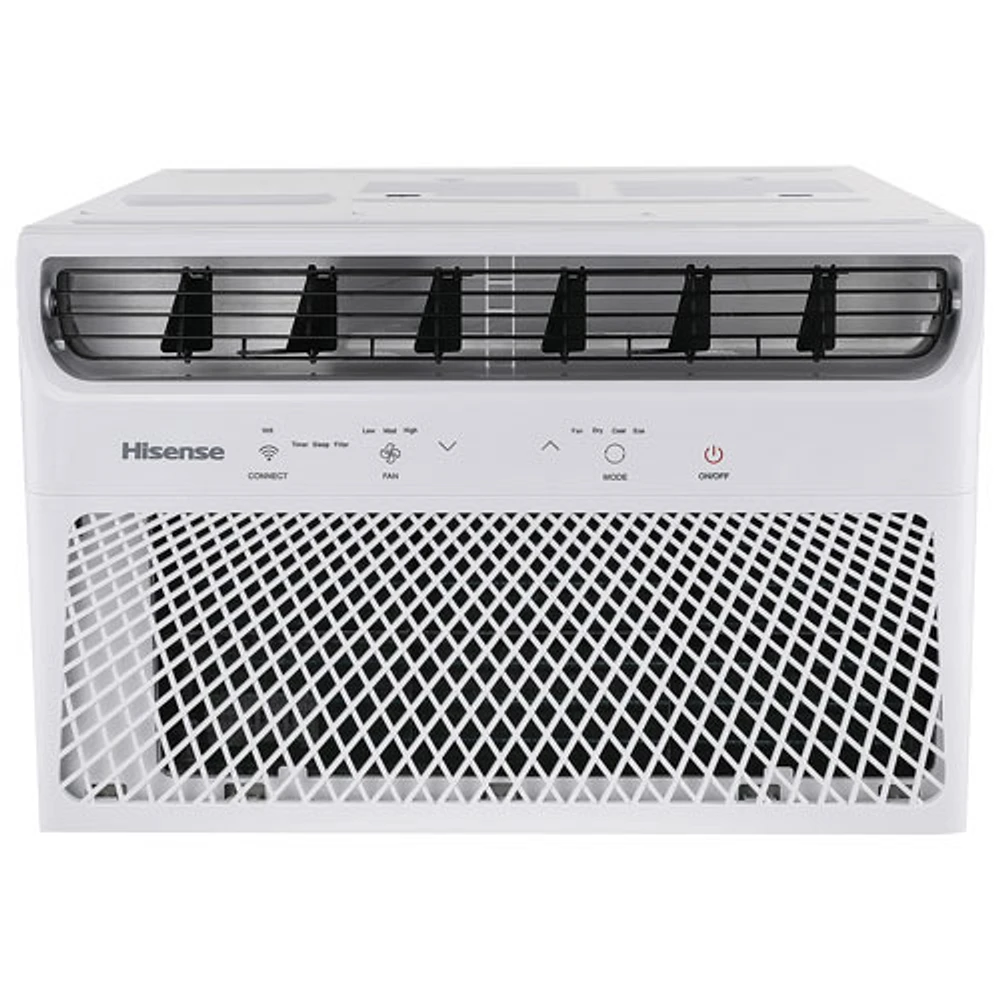 Climatiseur de fenêtre intelligent 4-en-1 avec Wi-Fi de Hisense - 10 000 BTU - Blanc