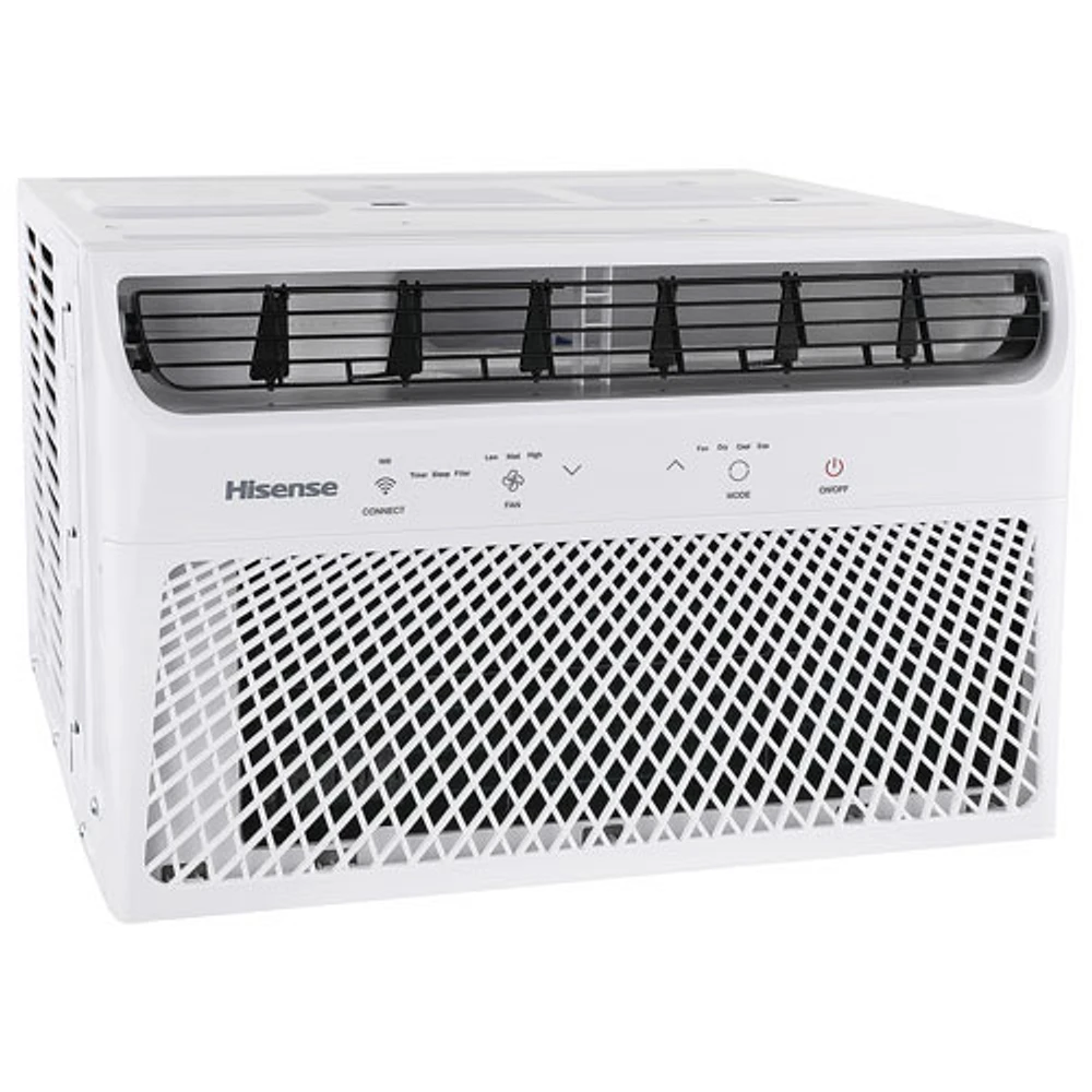 Climatiseur de fenêtre intelligent 4-en-1 avec Wi-Fi de Hisense - 10 000 BTU - Blanc
