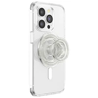 PopSockets PopGrip Universal Cell Phone Expanding Grip & Stand with MagSafe - Clear Glitter