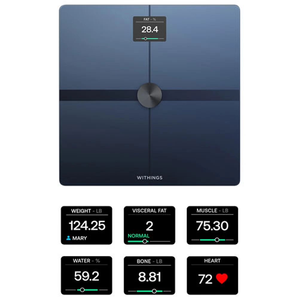 Withings Body Smart Wi-Fi Digital Smart Scale - Black