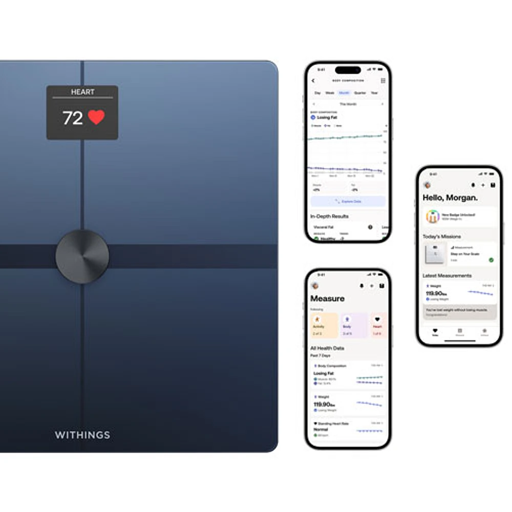Withings Body Smart Wi-Fi Digital Smart Scale - Black