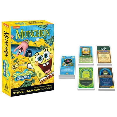 Jeu de cartes Munchkin: Jeu de cartes SpongeBob SquarePants - Anglais