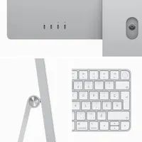 Apple iMac 24" (Fall 2023) - Silver (Apple M3 Chip / 10-Core GPU / 512GB SSD / 8GB RAM) - French