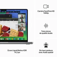 Apple MacBook Pro 14.2" (Fall 2023) - Space Grey (Apple M3/ 512GB SSD / 8GB RAM) - French