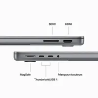 Apple MacBook Pro 14.2" (Fall 2023) - Space Grey (Apple M3/ 512GB SSD / 8GB RAM) - French