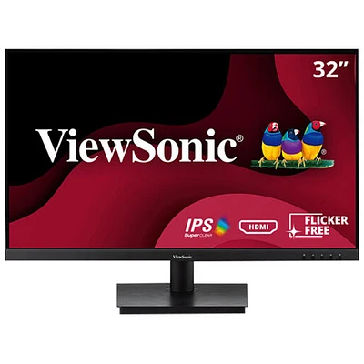 Moniteur de jeu DEL IPS HD intégrale 75 Hz 32 po de Viewsonic avec temps de réponse de 4 ms gris à gris (VA3209M) - Noir