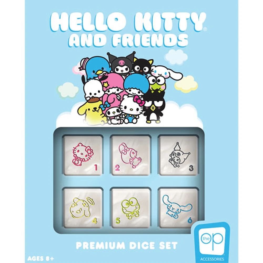 Ensemble de dés de qualité supérieure Hello Kitty and Friends