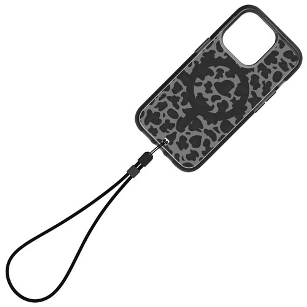 Étui rigide ajusté Ace Pro de Bodyguardz avec MagSafe pour iPhone 15 Pro - Noir et gris