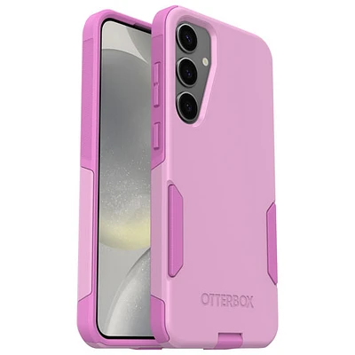 Étui rigide ajusté Commuter d'OtterBox pour Galaxy S24+ (Plus) - Rose