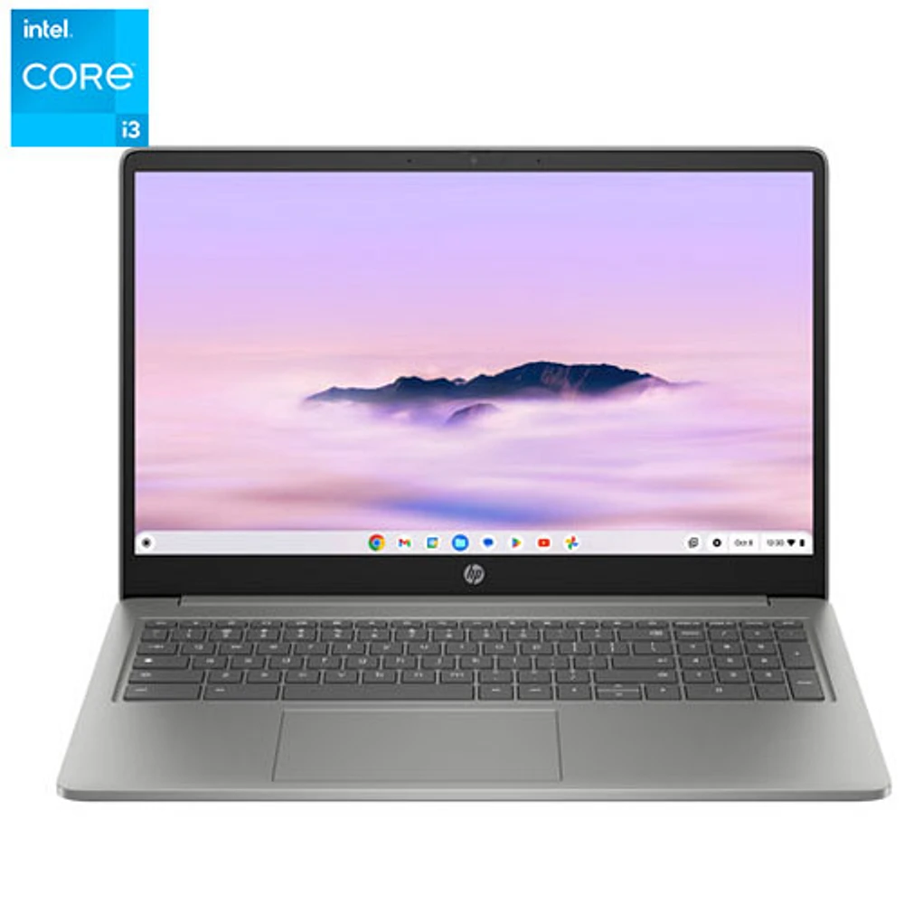 HP Chromebook Plus 15" Laptop - Mineral Silver (Intel Core i3-N305/128GB/8GB RAM/ChromeOS)