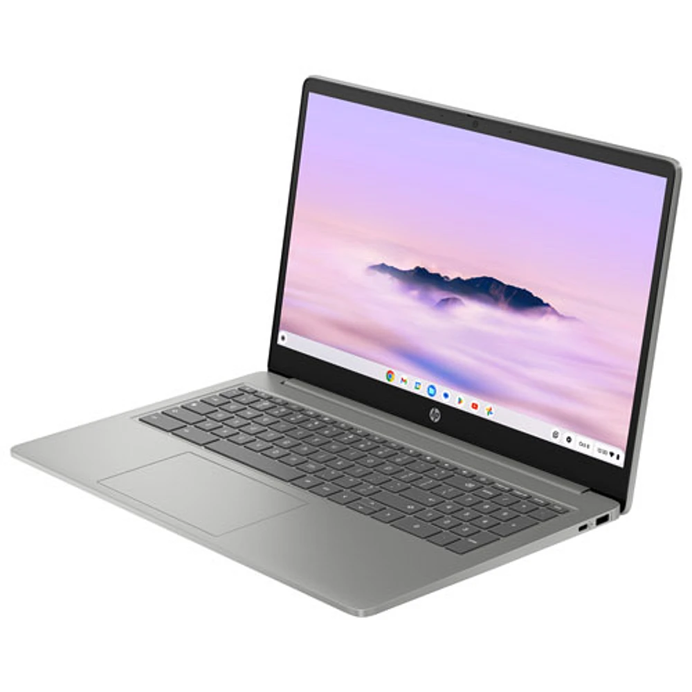 HP Chromebook Plus 15" Laptop - Mineral Silver (Intel Core i3-N305/128GB/8GB RAM/ChromeOS)