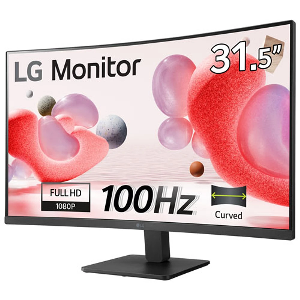 Moniteur ACL AV incurvé HD intégrale 100 Hz 5 ms 32 po de LG (32MR50C) - Exclusivité Best Buy