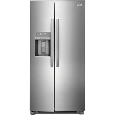 Boîte ouverte - Réfrigérateur à congélateur juxtaposé 22,2 pi³ 33 po Gallery de Frigidaire (GRSS2352AF) - Inox - Parfait état