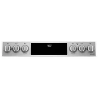 Cafe 30" 5.7 Cu Ft True Convection 5-Element Slide-In Electric Air Fry Range (CHS90XP2MS1) -Stainless Steel