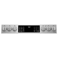 Cafe 30" 5.7 Cu Ft True Convection 5-Element Slide-In Electric Air Fry Range (CHS90XP2MS1) -Stainless Steel