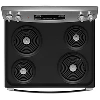 GE 30" 5.0 Cu. Ft. Freestanding Electric Coil Top Range (JCBS350SVSS) - Stainless Steel