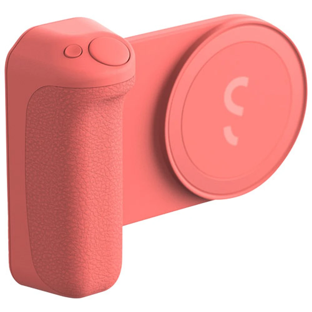 Poignée à batterie magnétique pour téléphone intelligent SnapGrip de ShiftCam - Pomelo rose