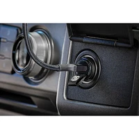 Mini chargeur d'auto USB 3.0 PD à recharge rapide de 30 W PowerVolt de Scosche (2023) - Noir