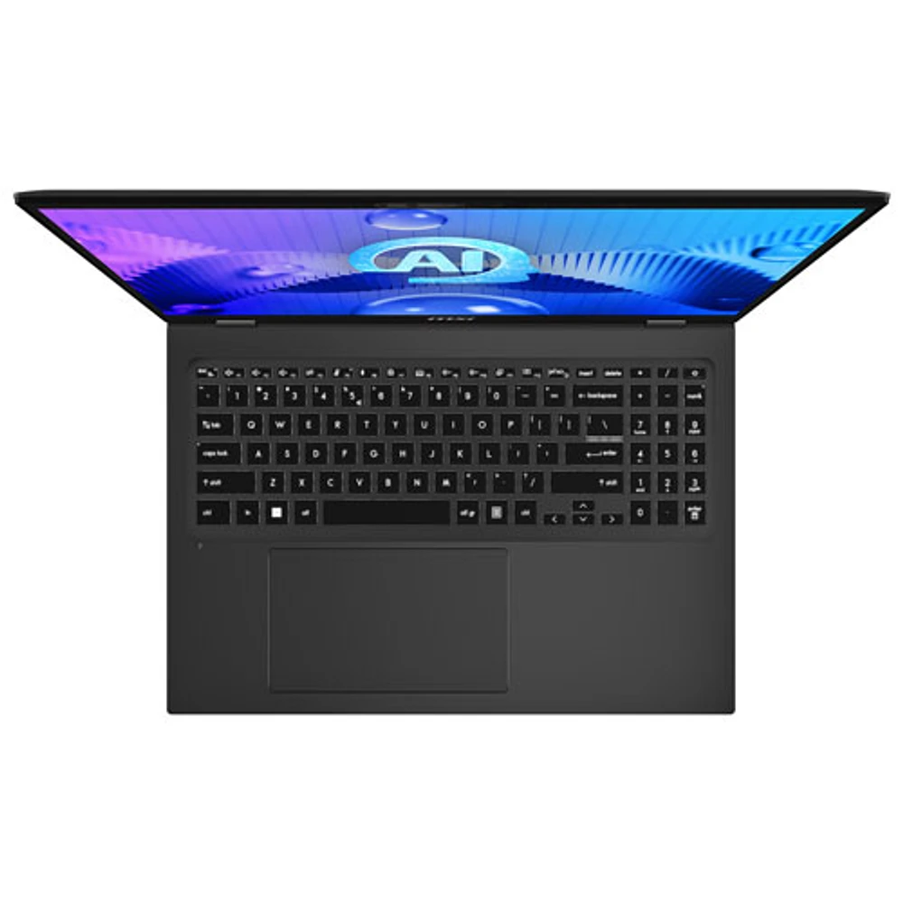 Portable QHD+ 16 po Prestige AI de MSI - Gris stellaire (Core Ultra 7 d'Intel - Édition Evo/SSD 2 To/RAM 32 Go/Win 11)
