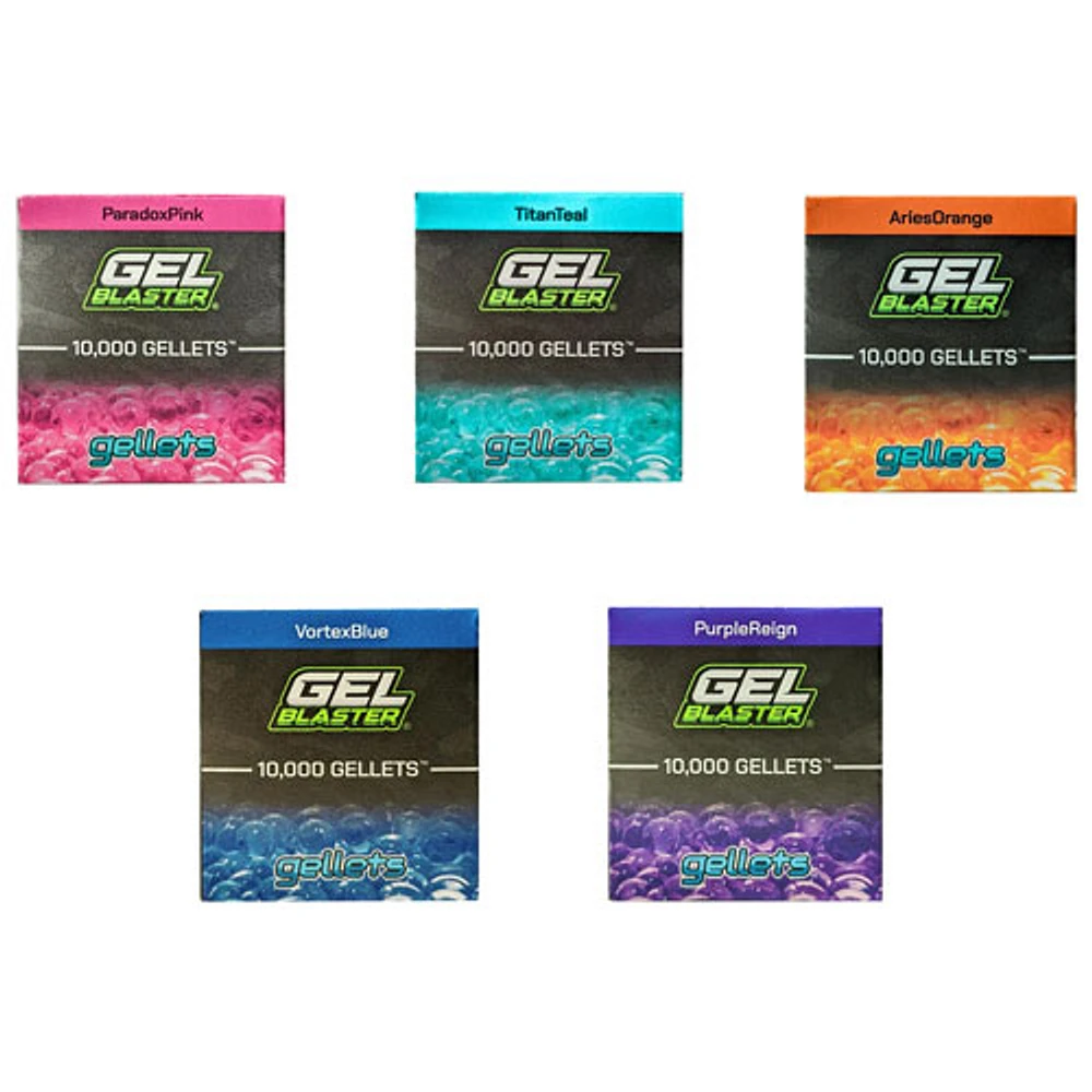 Ensemble de balles en gel de Gel Blaster - Paquet de 5 - Multicolore