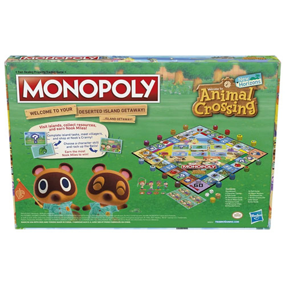 Monopoly: Animal Crossing New Horizons - Anglais