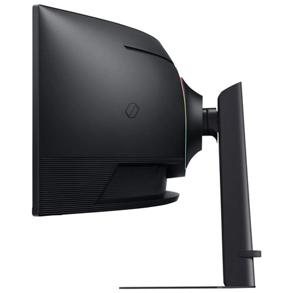 Moniteur de jeu FreeSync DEL incurvé VA 240 Hz 49 po de Samsung avec temps de réponse de 1 ms gris à gris (LS49CG952ENXZA) - Noir