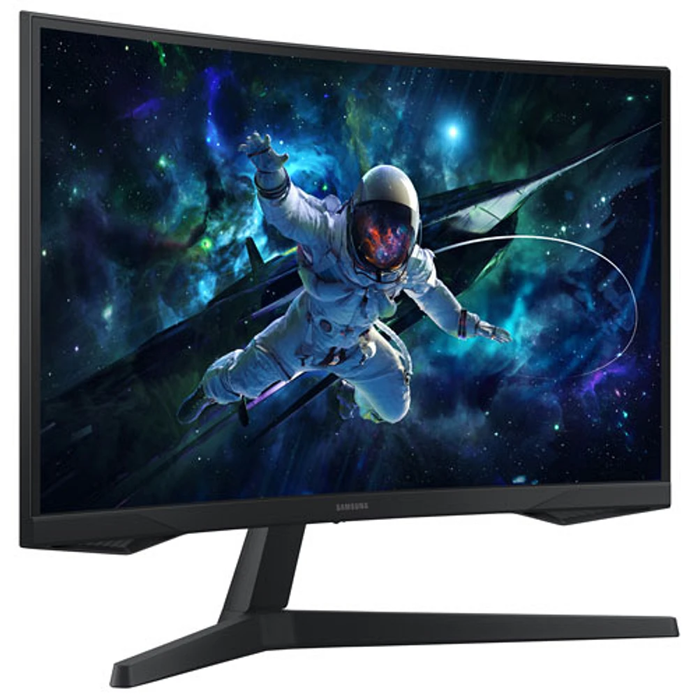 Moniteur de jeu FreeSync DEL incurvé VA QHD 165 Hz 32 po Odyssey G5 de Samsung avec temps de réponse 1 ms gris à gris (LS32CG550ENXZA) - Noir
