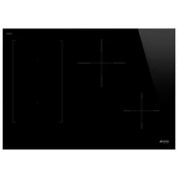 Smeg 30" 4-Element Induction Cooktop (SIMU330D) - Black