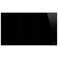 Smeg 35" 6-Element Induction Cooktop (SIMU336D) - Black