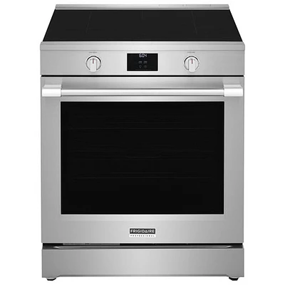 Frigidaire Professional 30" 6.2 Cu. Ft. True Convection 5-Element Freestanding Induction Air Fry Range - Stainless Steel
