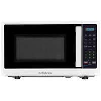 Insignia 0.7 Cu. Ft. Compact Microwave (NS-MW7WH5-C) - White - Only at Best Buy