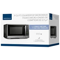 Insignia 0.9 Cu. Ft. Compact Countertop Microwave (NS-MW9SS5-C) - Stainless Steel - Only at Best Buy