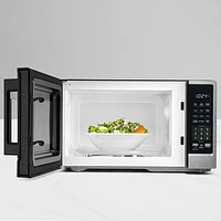 Insignia 0.9 Cu. Ft. Compact Countertop Microwave (NS-MW9SS5-C) - Stainless Steel - Only at Best Buy