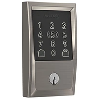 Serrure intelligente à pêne dormant Wi-Fi Encode Plus de Schlage - Nickel satiné