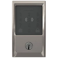 Serrure intelligente à pêne dormant Wi-Fi Encode Plus de Schlage - Nickel satiné
