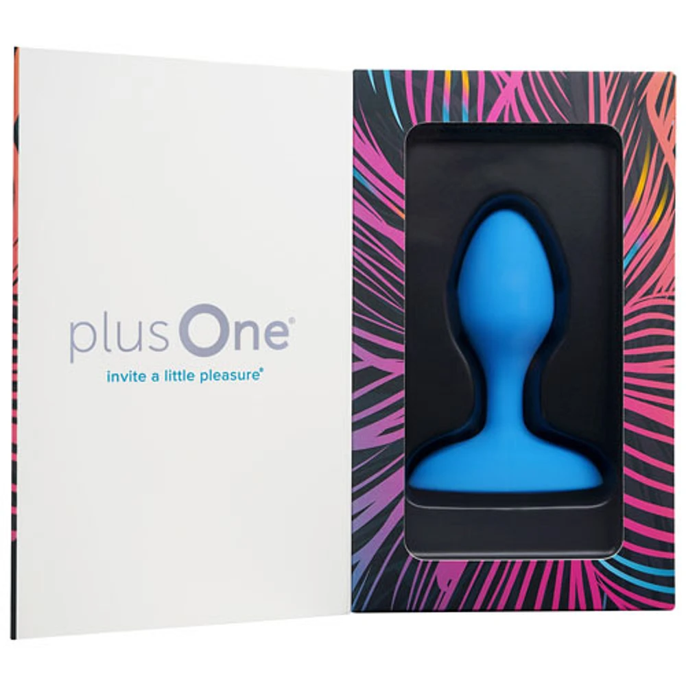 plusOne Vibrating Plug - Blue
