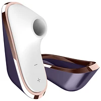 Stimulateur à l'air Traveler Pleasure Satisfyer - Aubergine/Rose doré